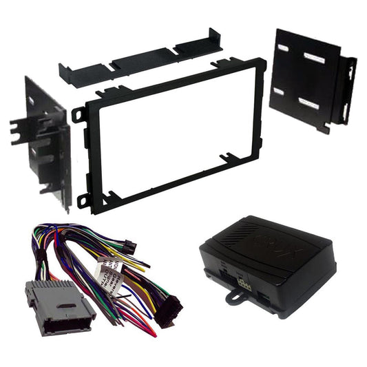 Crux DKGMC2D Radio Replacement with Double DIN Dash Kit for GM