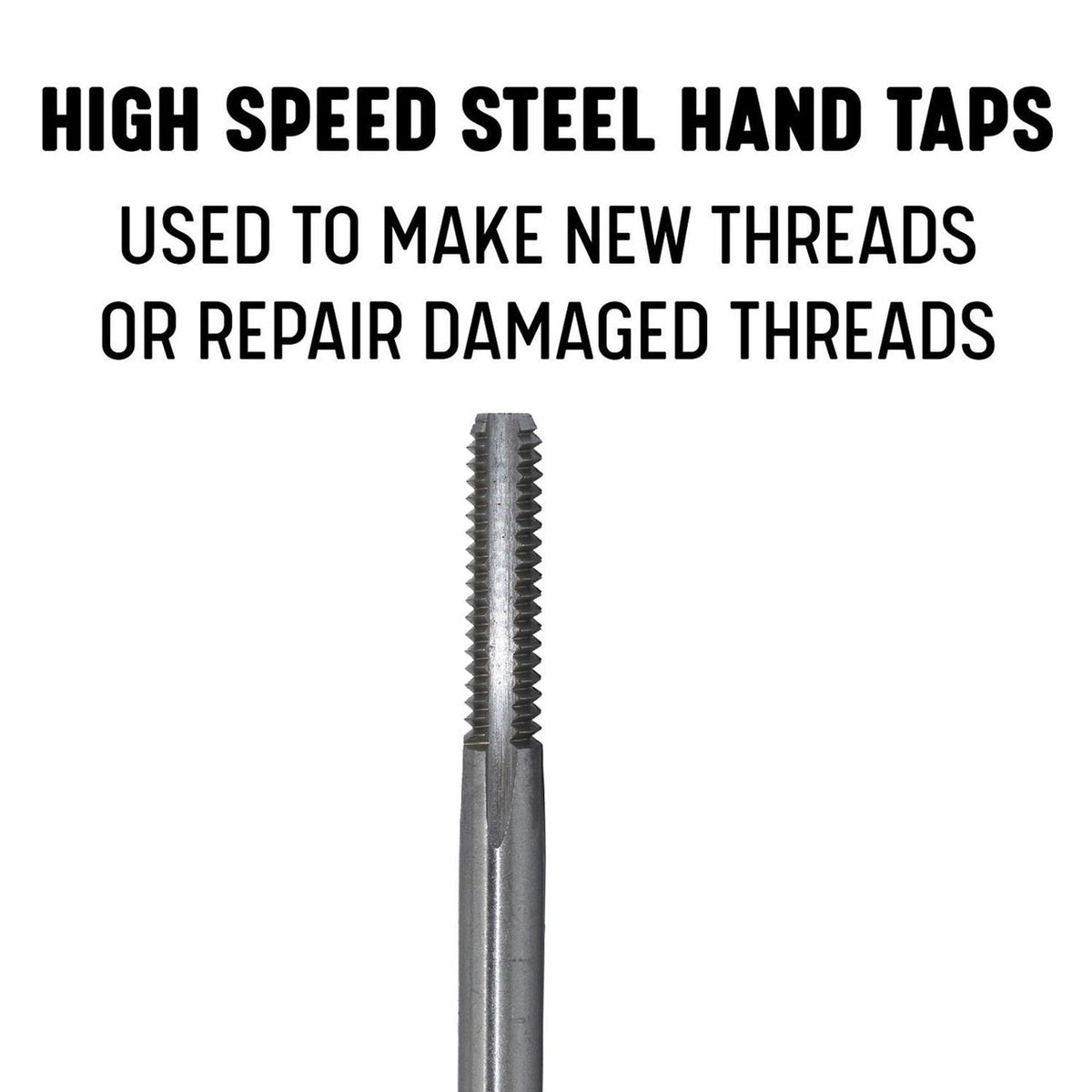 DRILL AMERICA M16 x 1.5 HSS 4 Flute Bottoming Tap DWTB16X15