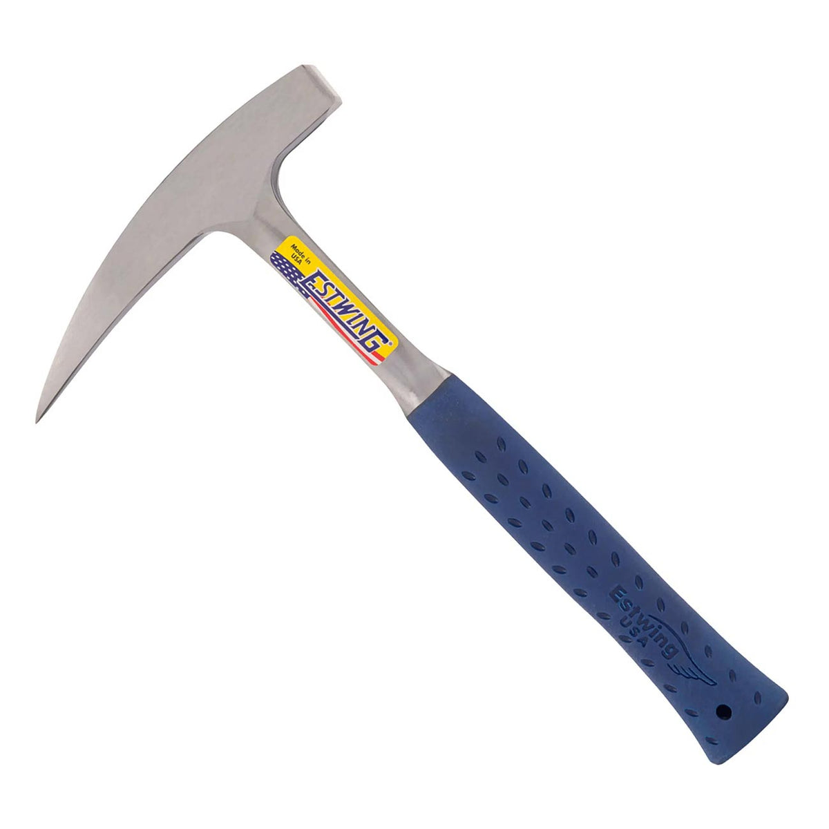 Estwing 22 oz. Pointed Tip Rock Pick - Blue Shock Reduction Grip E322P