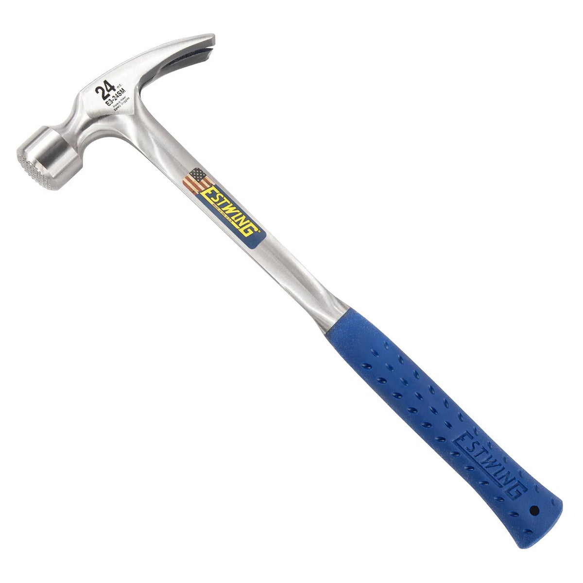 Estwing 24 oz. Milled Face Rip/Framing Hammer Shock Reduction Grip E324SM