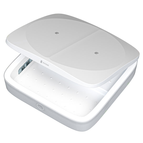 Einova WP0403020-0F4 UV Phone Sanitizer with Dual Wireless Charging