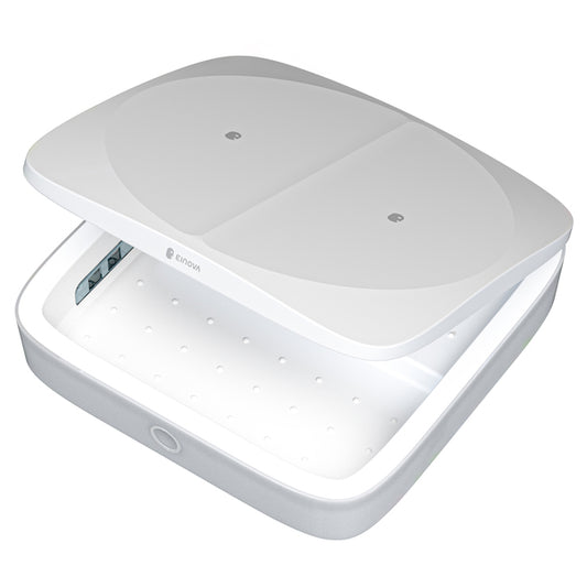 Einova WP0403020-0F4 UV Phone Sanitizer with Dual Wireless Charging