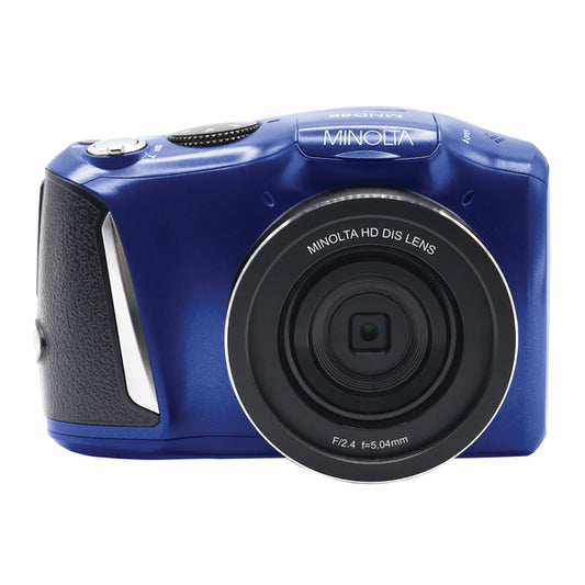 Minolta MND50-BL MND50 16x Digital Zoom 48 MP/4K Ultra HD Digital Camera (Blue)