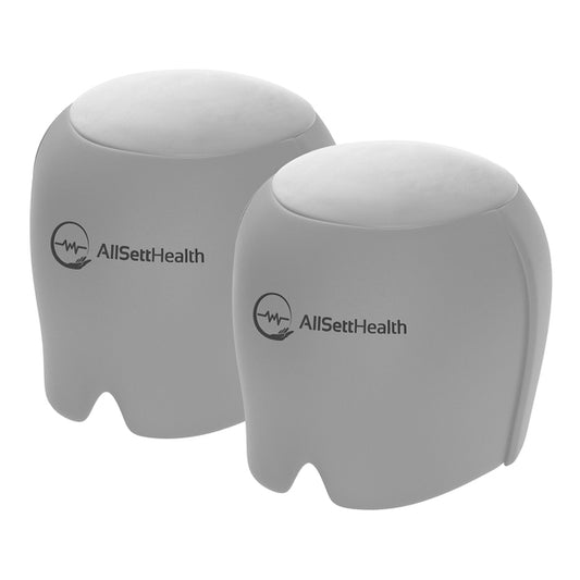 AllSett Health ASH08791479-GR-2pk Gel Ice Head Wrap for Headache 2 Pack (Gray)