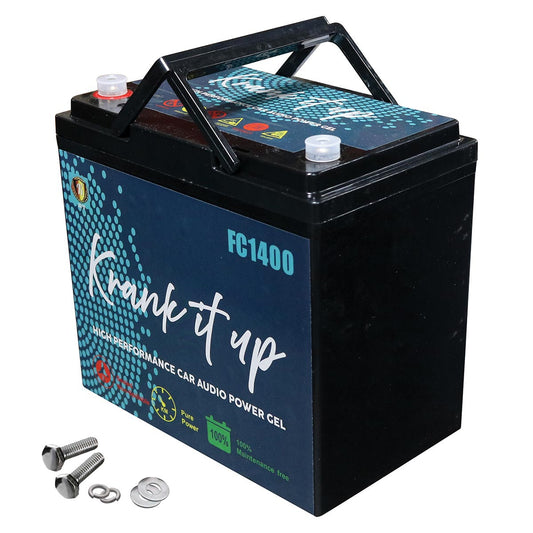 Krank It Up FC1400 Power Cell 1500 Amps 12 Volt; 60 Ah