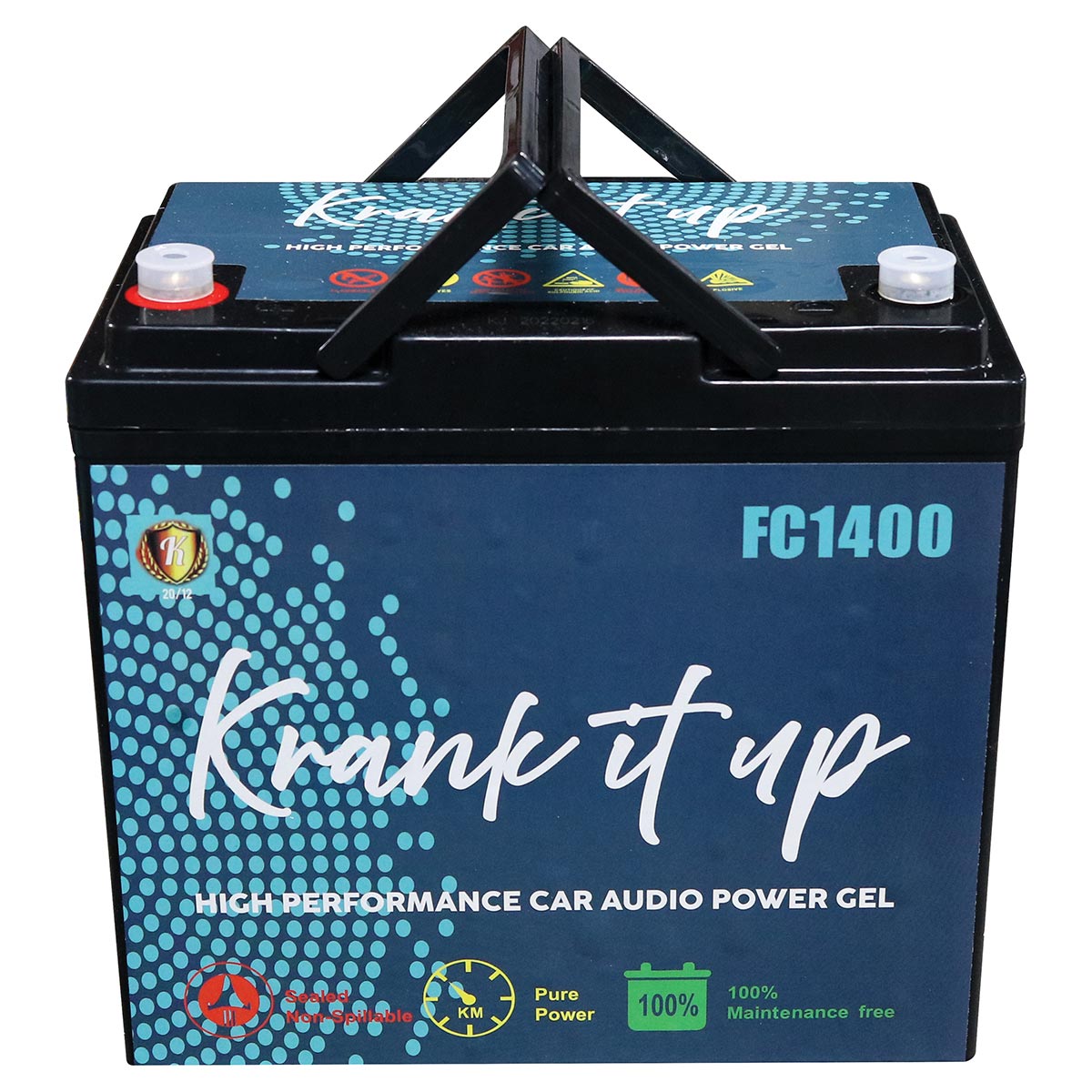Krank It Up FC1400 Power Cell 1500 Amps 12 Volt; 60 Ah