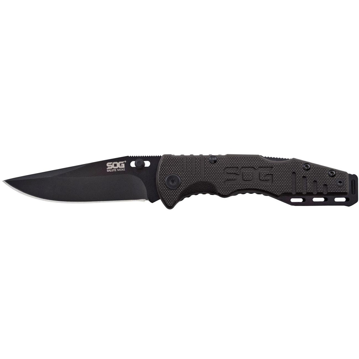 SOG Salute Mini- Black Oxide G10 Folding Knife
