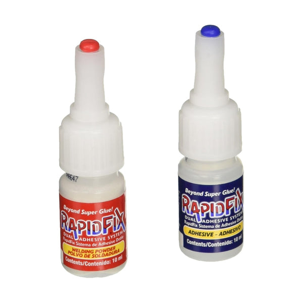 RapidFix 6121707ES Instant Dual-Adhesive Repair System, 10-mL Bottles