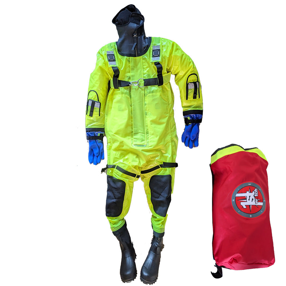First Watch RS-1005 Ice Rescue Suit Hi-Vis Yellow Size S/M 102513