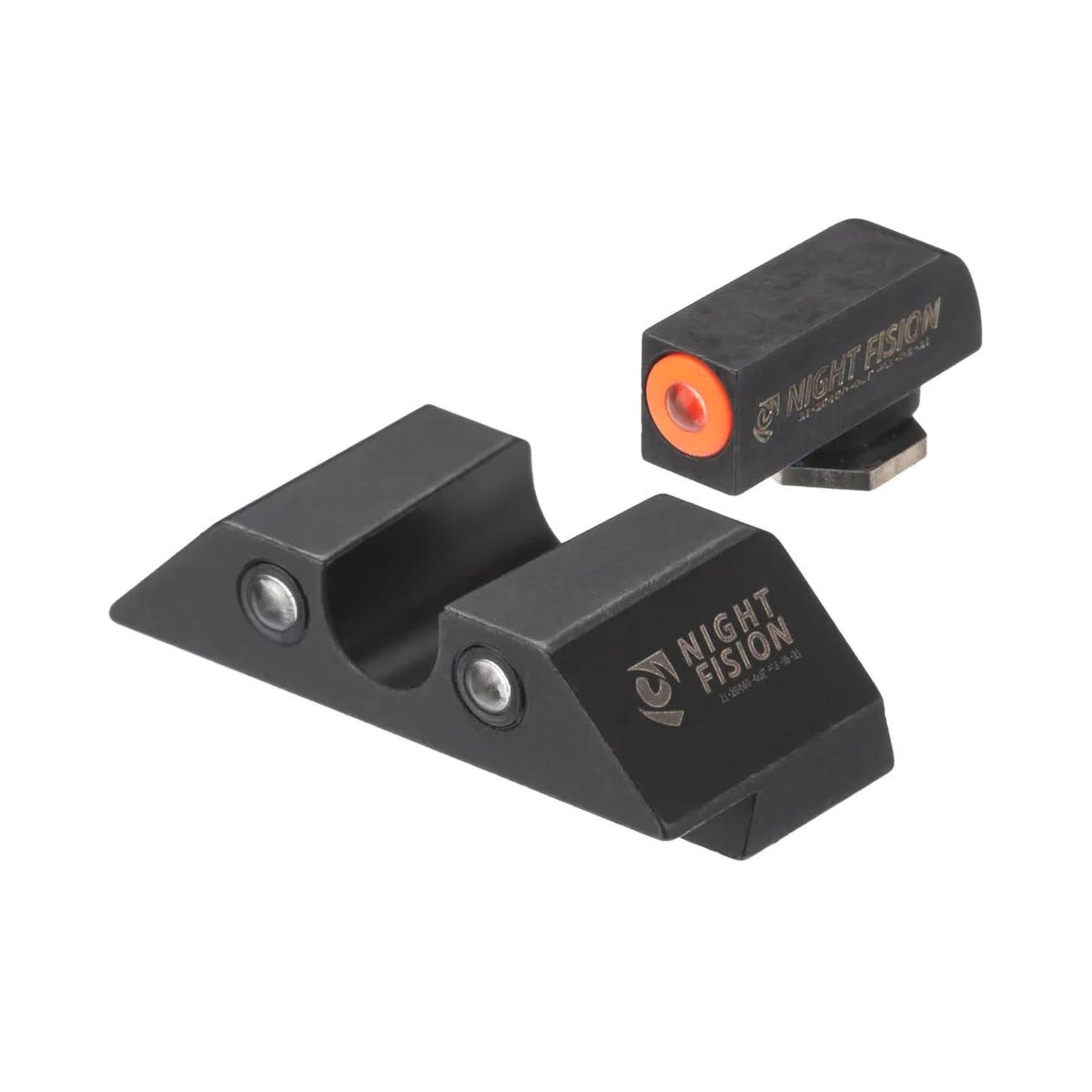 Night Fision Night Sights for Glock 17/19/34/43/48 Orange Front/Black Rear
