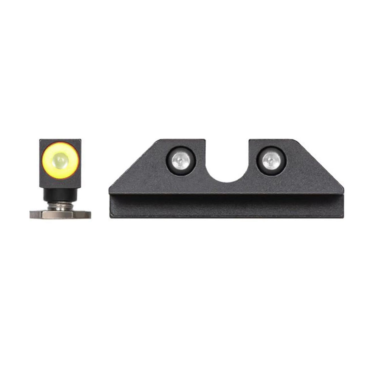 Night Fision Night Sights for Glock 17/19/34/43/48 Yellow Front/Black Rear