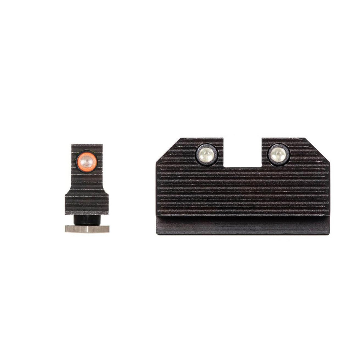 Night Fision Optics Stealth Series Glock 17/19/34 Orange Front/Black Rear