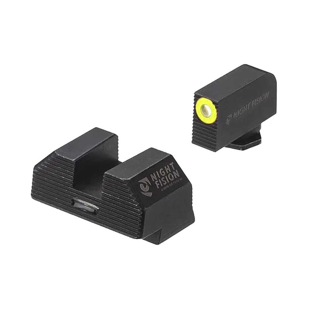 Night Fision Night Sights Glock 42/43/43x/43x MOS Yellow Front/Rear Green