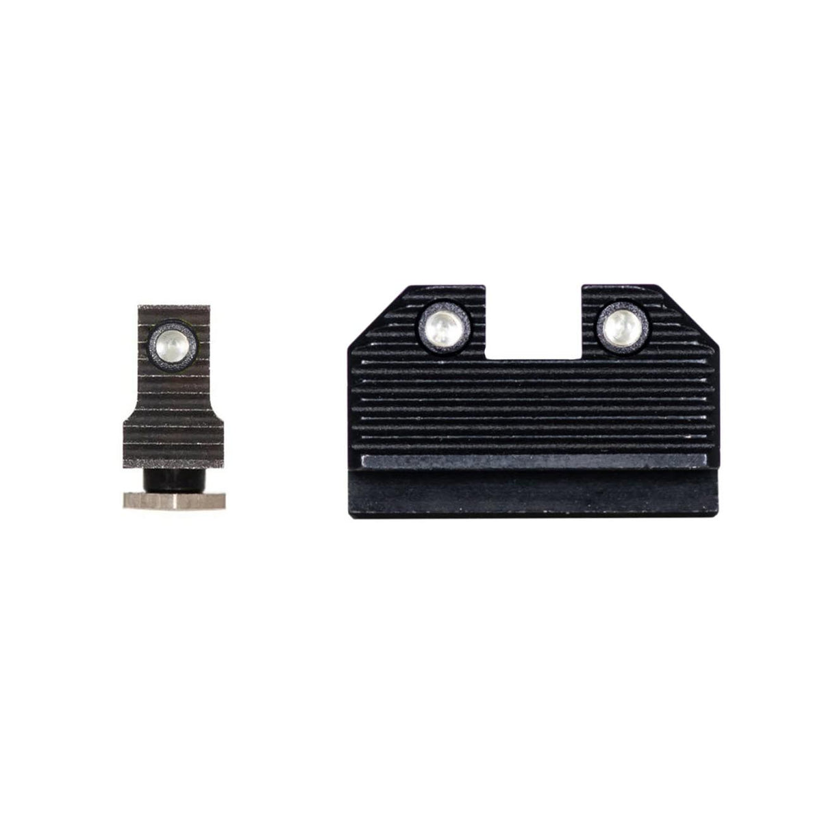 Night Fision Stealth Series for Glock 42/43/43X MOS Black Front/Black Rear