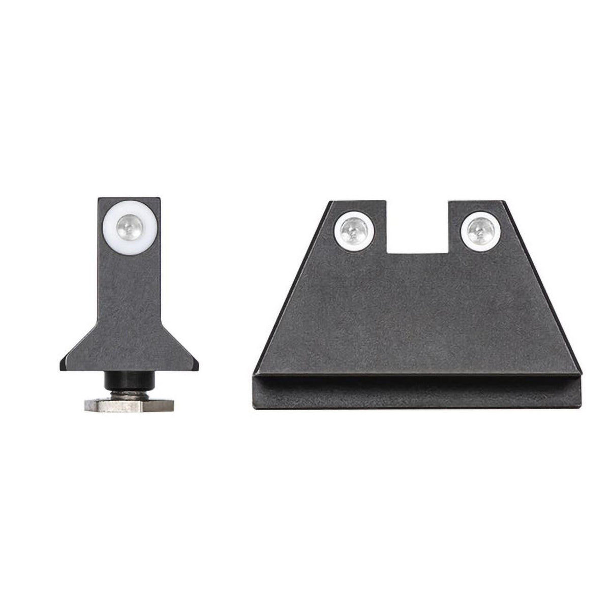 Night Fision Suppressor Night Sights for Most Glocks White Front/White Rear
