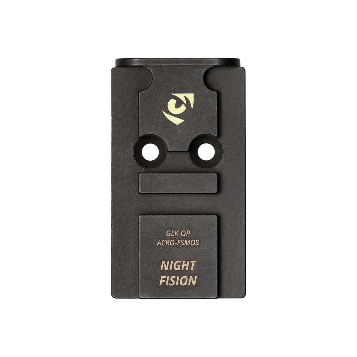 Night Fision Precision Optic Plate: Glock MOS (19/17/47) to ACRO P-2 Footprint