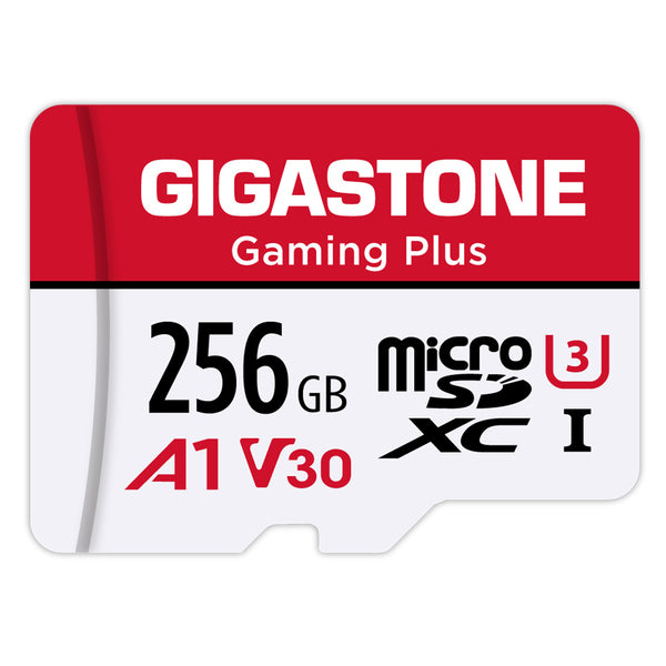 Gigastone GS256GPMSD Gaming Plus A1V30 microSD Card (256 GB)