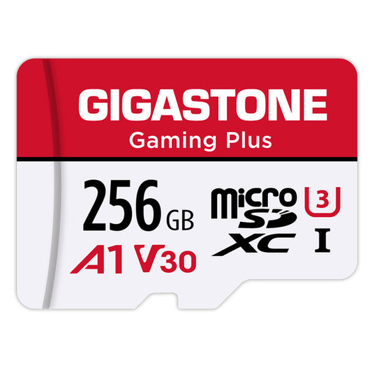 Gigastone GS256GPMSD Gaming Plus A1V30 microSD Card (256 GB)