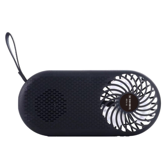 Audiobox RXF10 3in 3-Speed Solar Fan with Bluetooth Speaker, FM Radio
