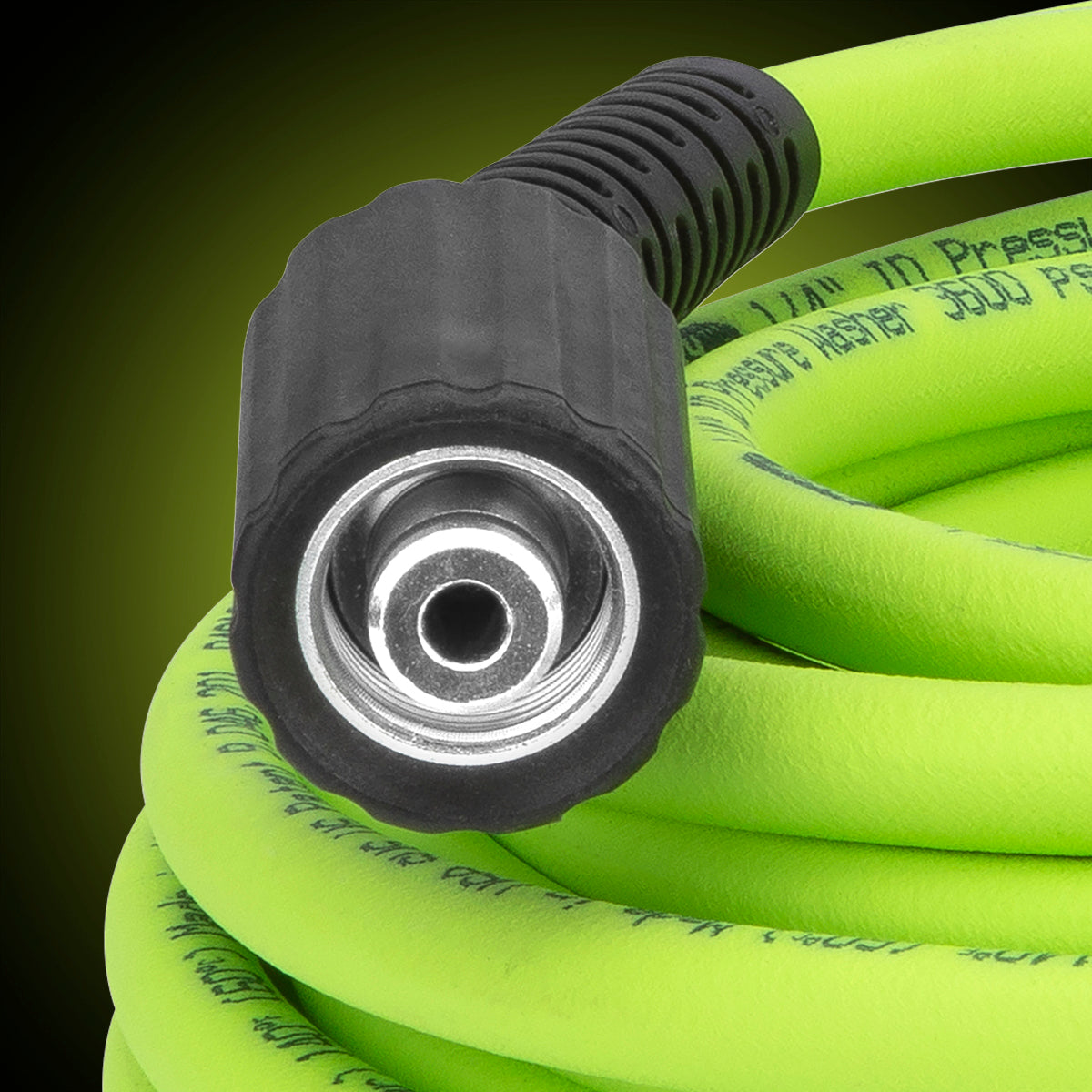 Flexzilla Pressure Washer Hose 1/4" x 50' with M22 Fittings HFZPW3450ME