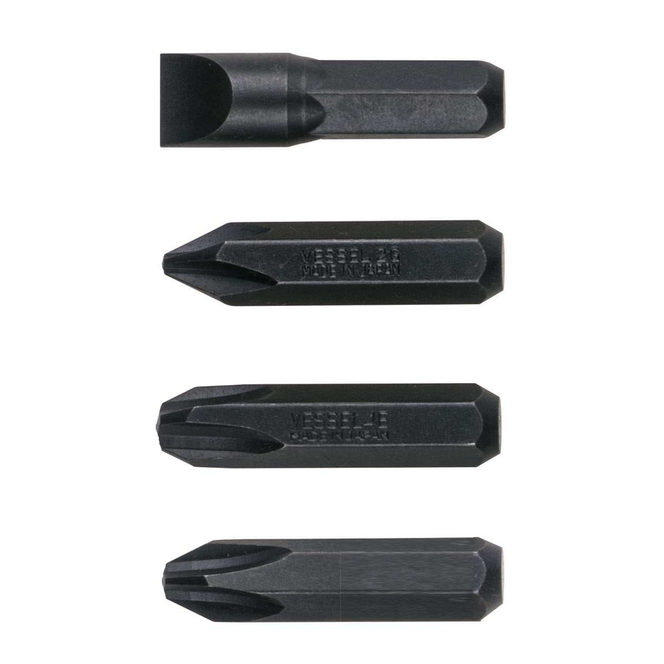 Vessel Manual Impact Driver 5/16″ Hex & 1/2″ SQ Drive Set (5 Piece Set) ID250001