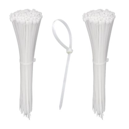 Installation Solutions ISCT8 8" Wire Ties - White (100 per Bag)