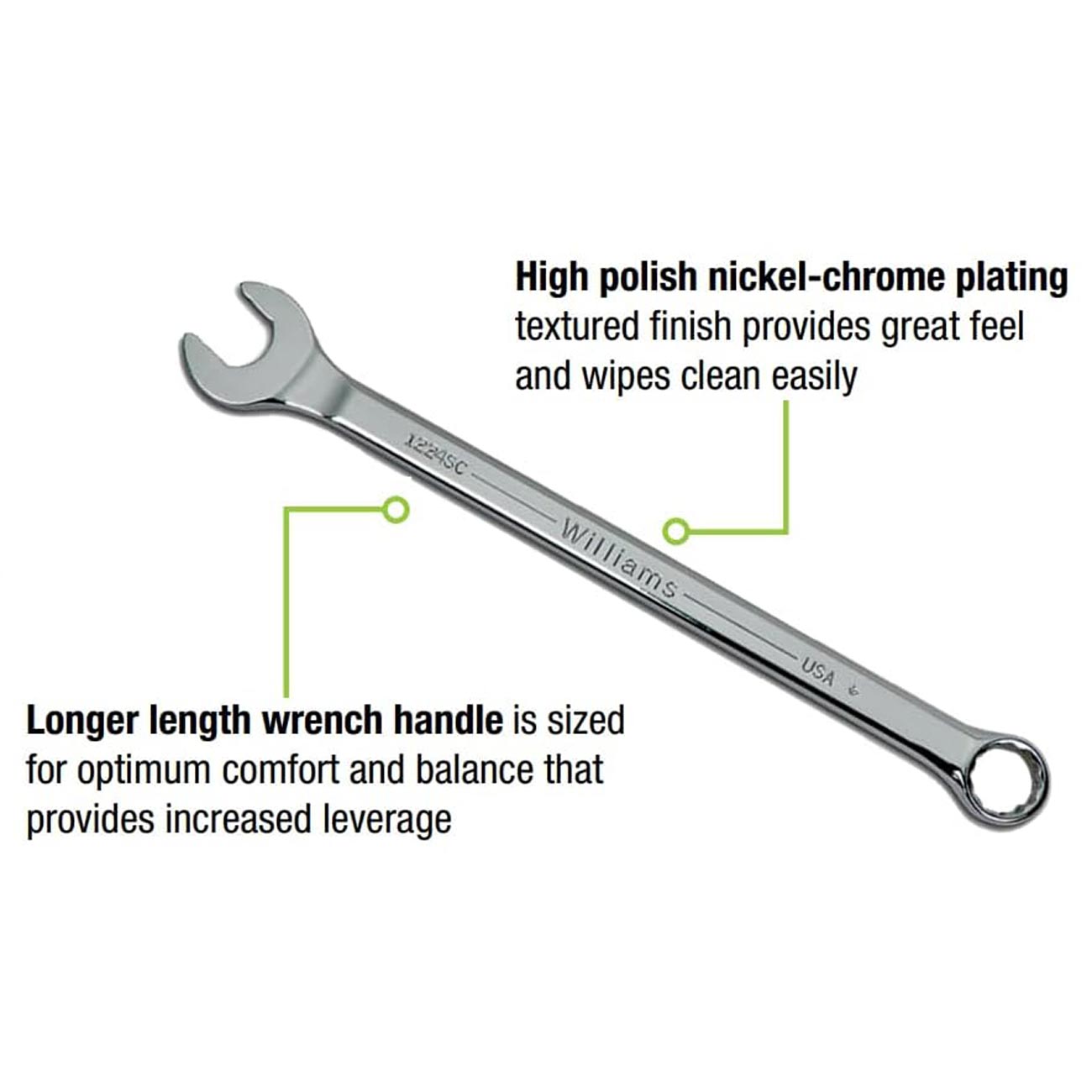 Williams SUPERCOMBO SAE 1-1/4" Combination Wrench