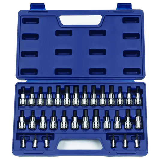 Williams 3/8" - 1/4" Drive Metric/SAE Socket Bit Set (32-Piece)