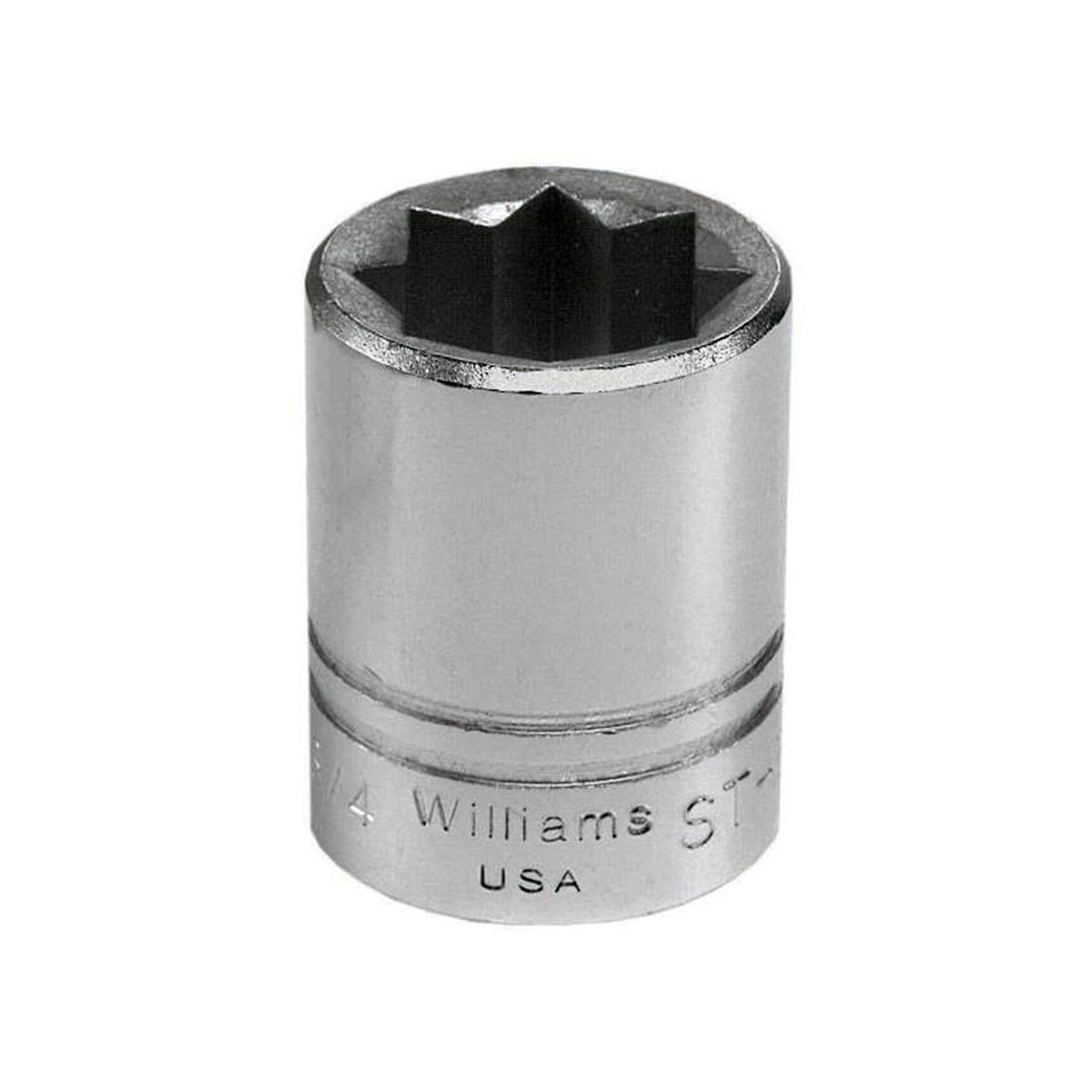 Williams 3/4″ Shallow Socket 1/2″ Drive 8 Point JHWST824