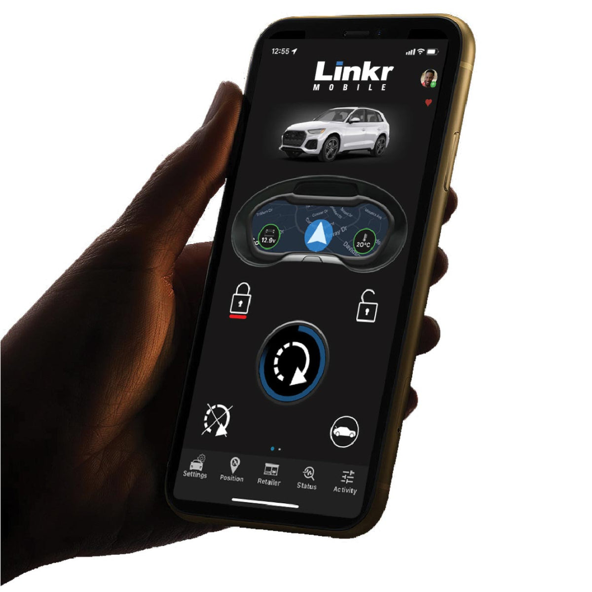 Omega Smart Phone Interface -  LOCKUNLOCKSTARTSTOP GPS LOCATE & MORE! LINKRLT3