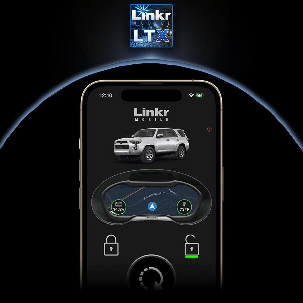 Omega Smart Phone Interface -  LOCKUNLOCKSTARTSTOP GPS LOCATE & MORE! LINKRLT3