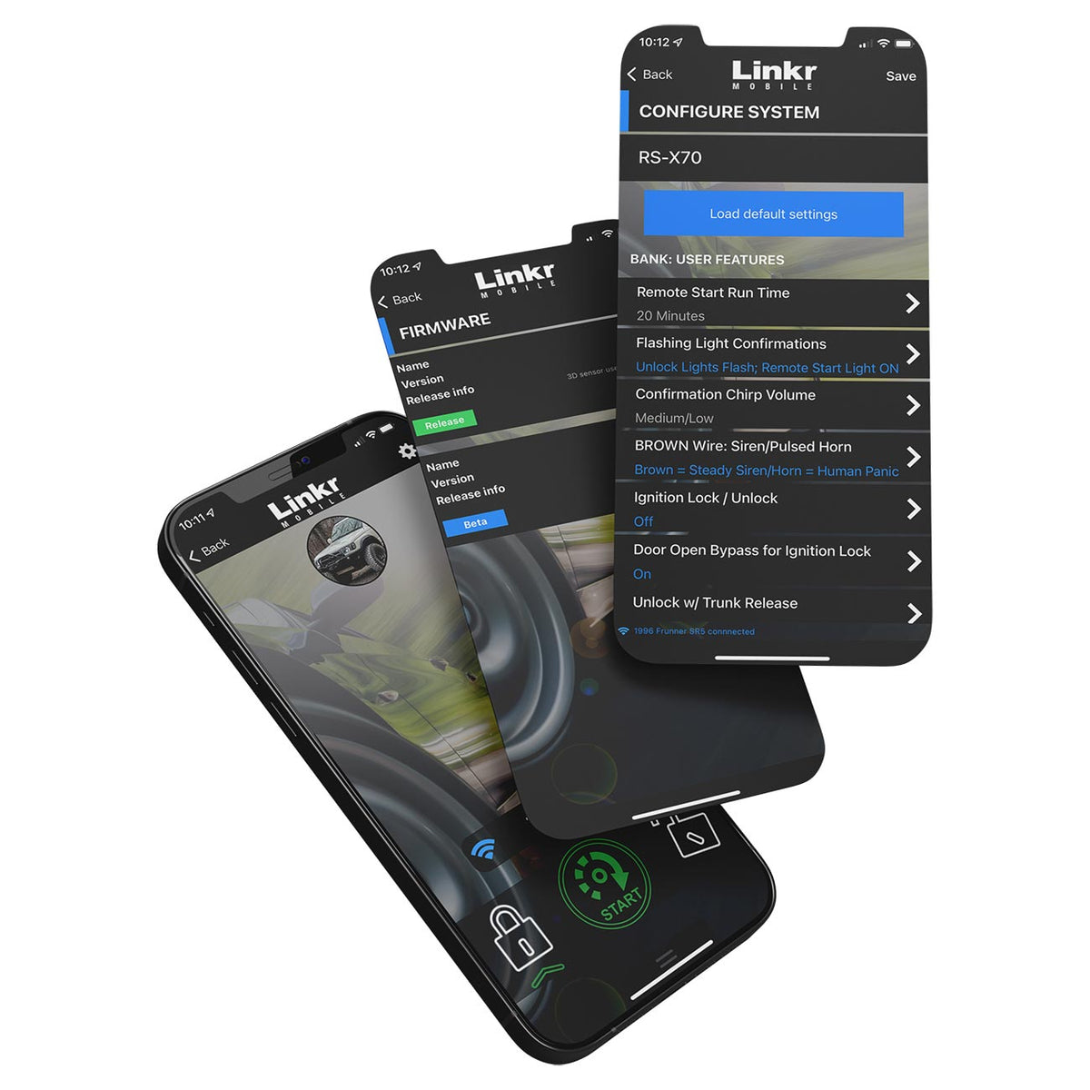 Omega Smart Phone Interface -  LOCKUNLOCKSTARTSTOP GPS LOCATE & MORE! LINKRLT3