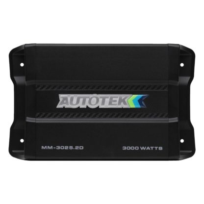 Autotek MM30252D Mean Machine Compact 2 Channel Amplifier, 3000 Watts