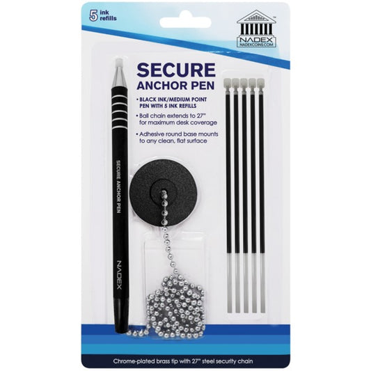 Nadex Coins NCS8-1176 Secure Counter Ballpoint Pen