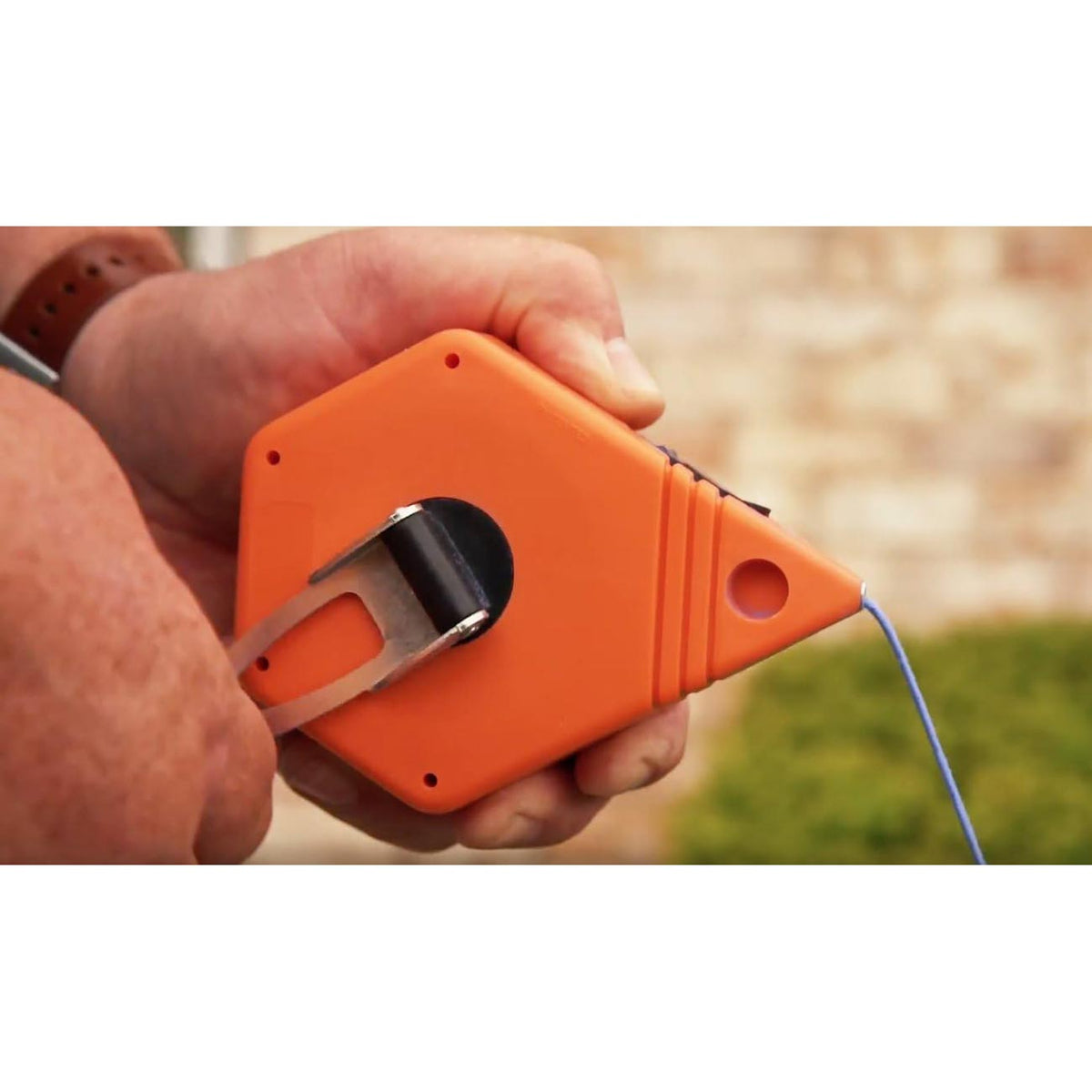 Keson Octagonal Chalk Bold Line Reel (1.5mm Thick String) - 100 ft. P100KESON