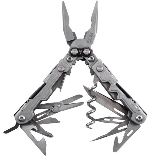 SOG POWERLITRE 19-In-1 Mini Multi-Tool (Stone Wash Finish) PL1001CP