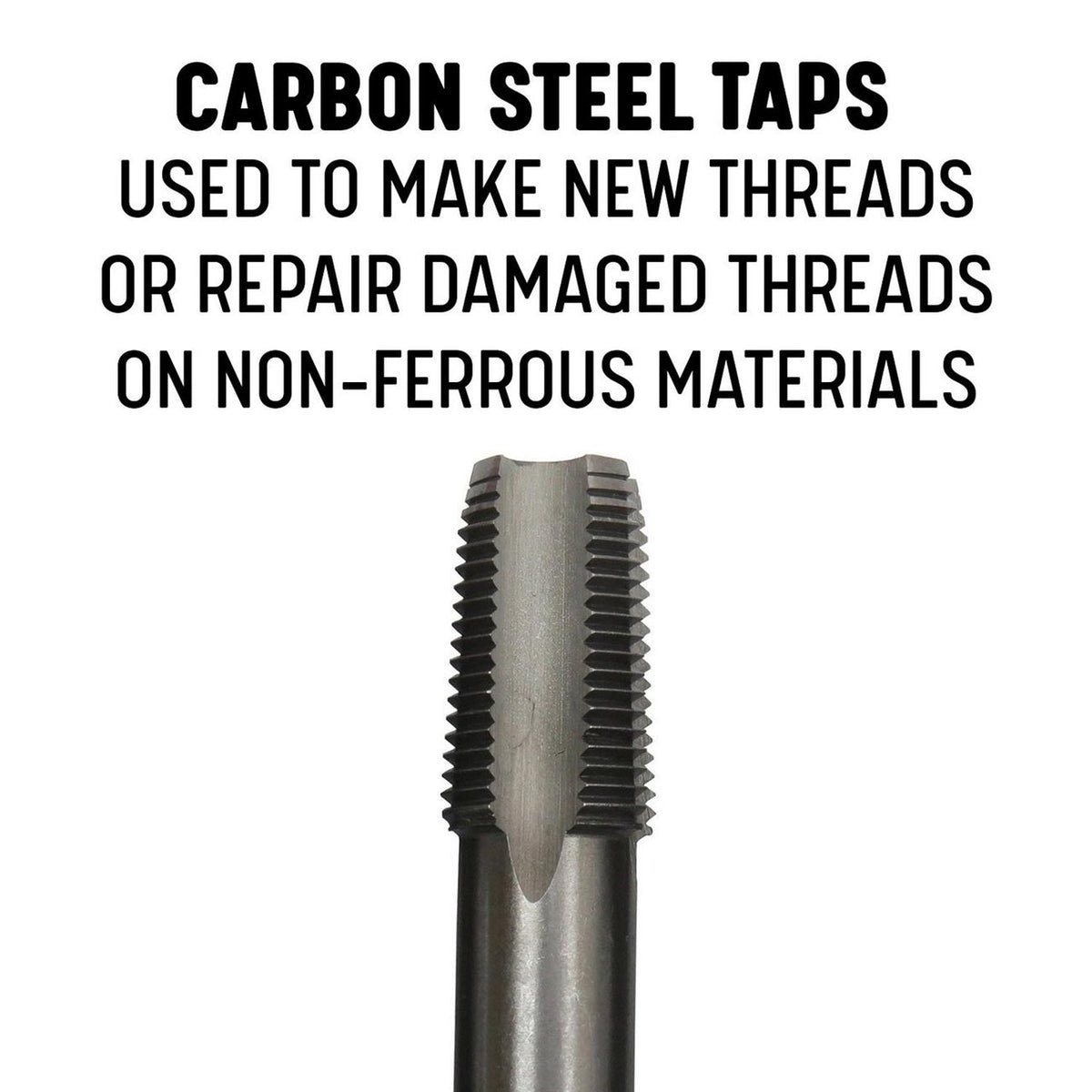 DRILL AMERICA 1/8" Carbon Steel NPT Tap and "R" Drill Bit Kit POU18NPTWDRILL
