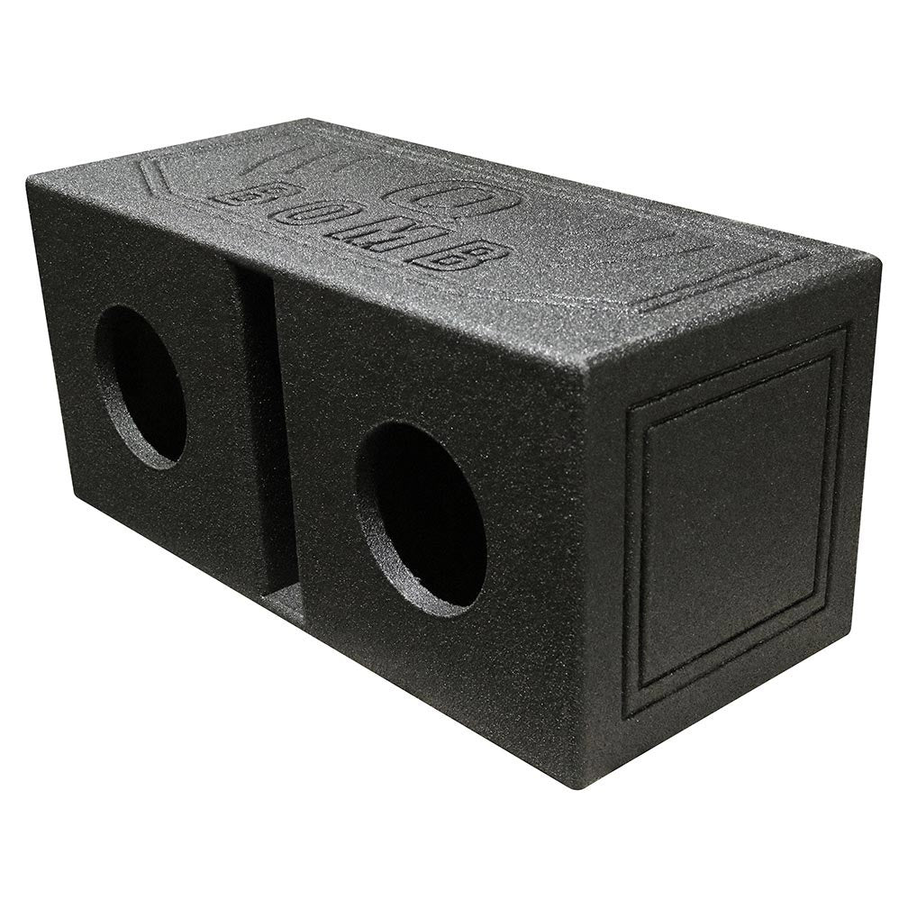 Qpower QBOMB65V Dual 6.5" Enclosure Vented QBOMB with Spray liner