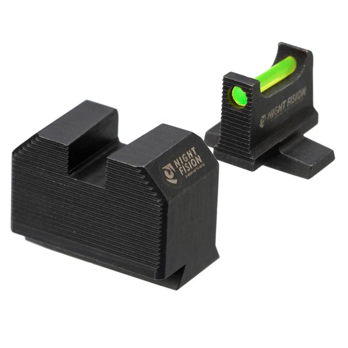 Night Fision Fiber Optic Sight Set Smith & Wesson M&P 2.0 Green Front/Blank Rear