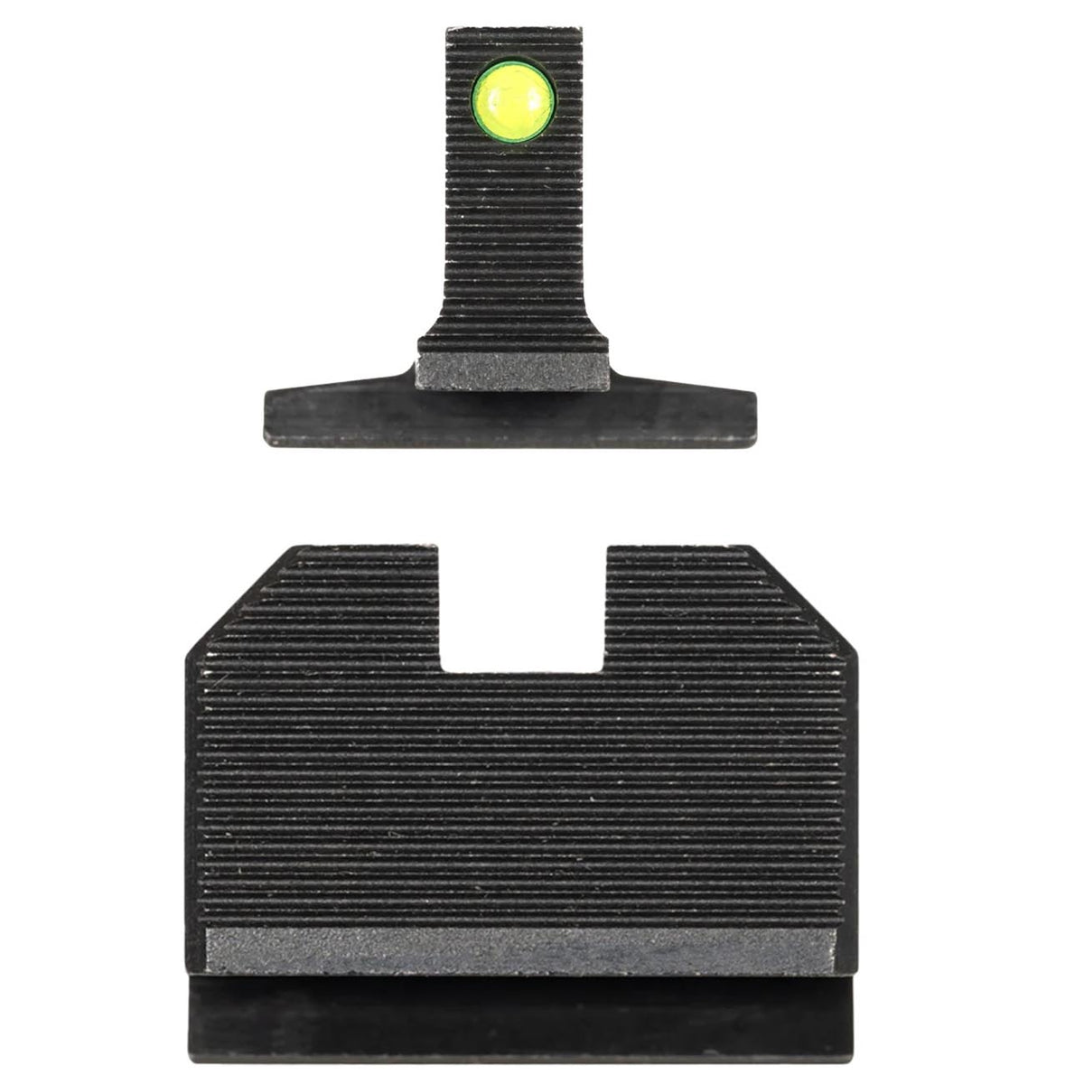 Night Fision Fiber Optic Sight Set Smith & Wesson M&P 2.0 Green Front/Blank Rear
