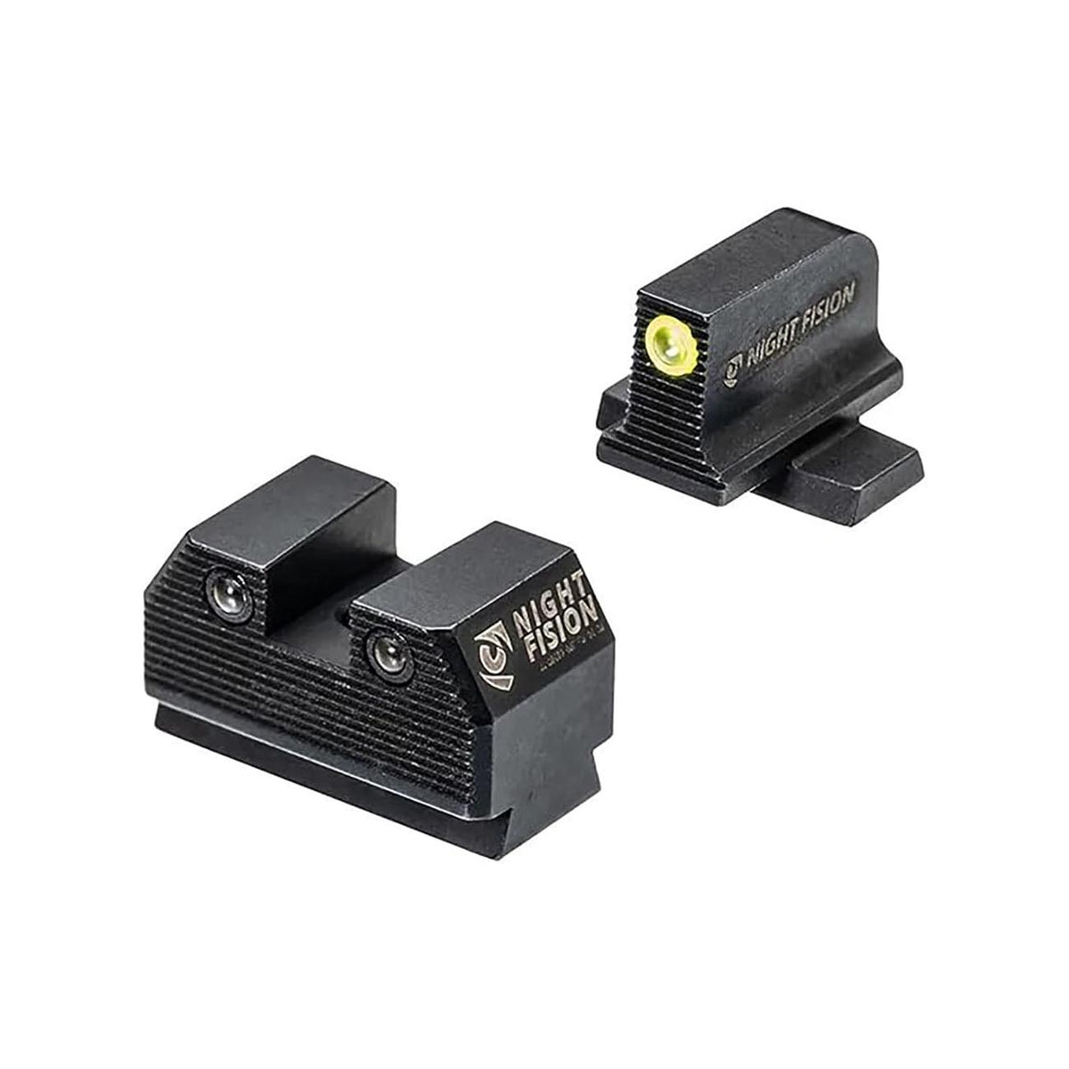 Night Fision Sig Sauer P365/P320 Green Front/Blacked Out Rear Sights