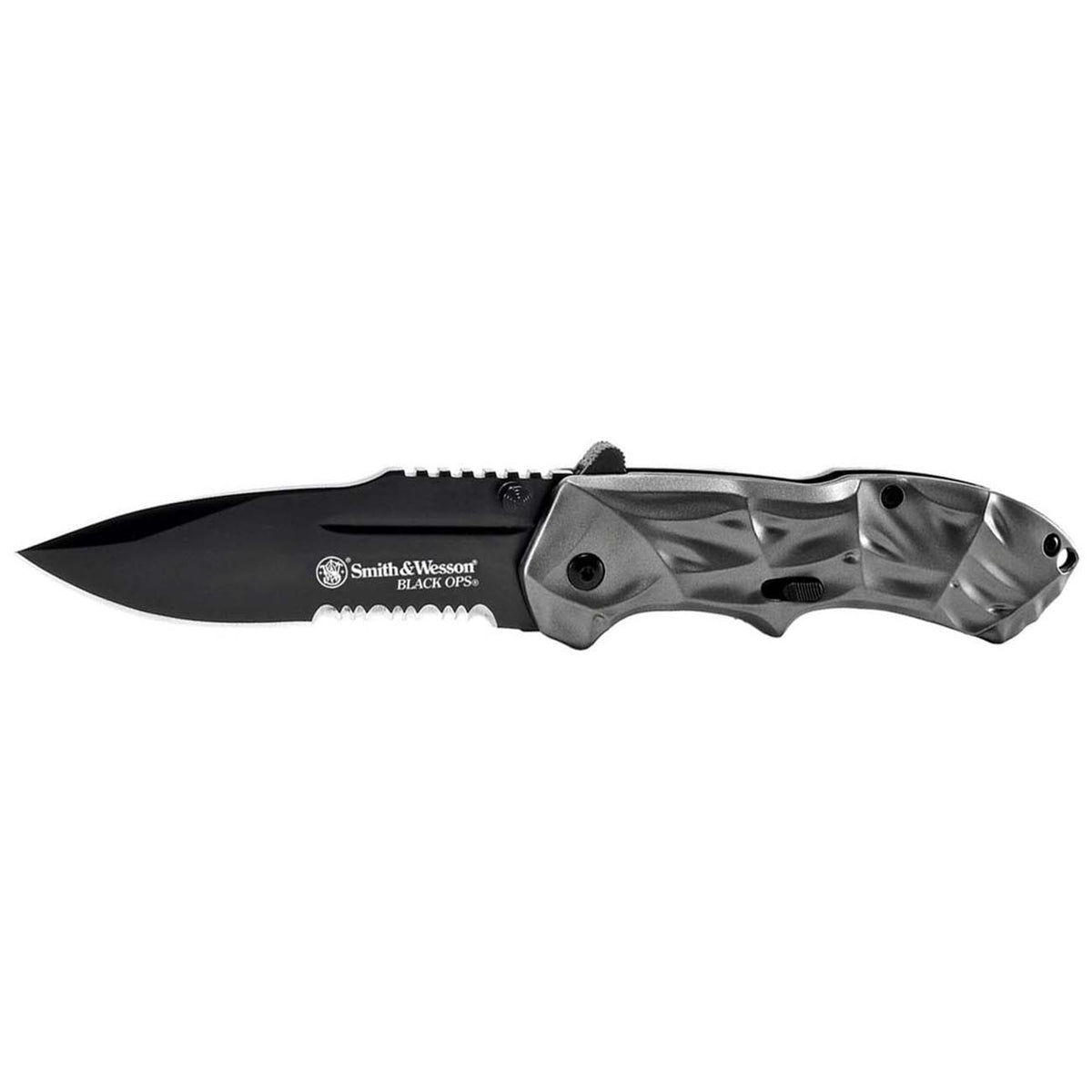 Smith & Wesson Black Ops 3.4" Drop Point Pocket Knife SWBLOP3S
