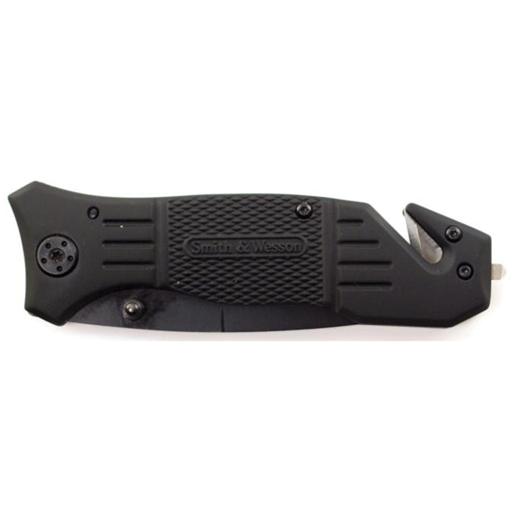 Smith & Wesson Extreme Ops Folding Knife Partially Serrated Tanto Blade SWFR2S