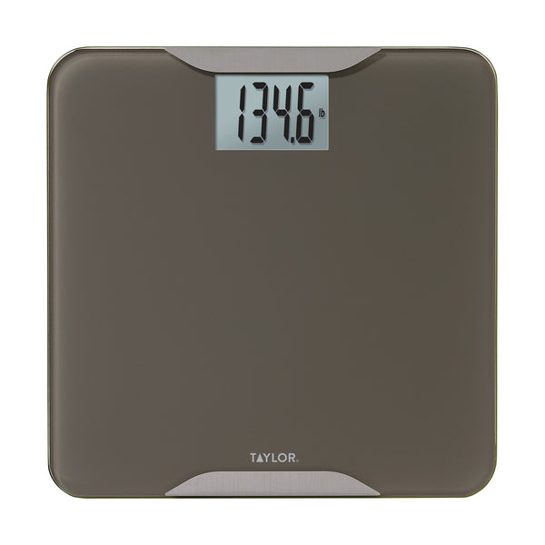 Taylor Precision Products 5297042 Digital Glass Bath Scale, Taupe