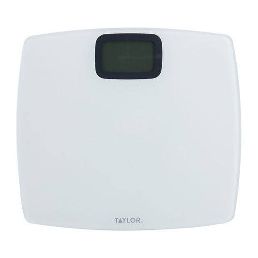 Taylor Precision Products 752840133 Pure White Digital Bathroom Scale