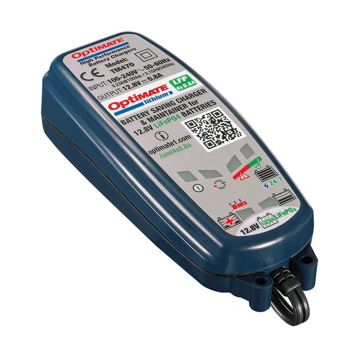 OptiMATE Lithium 4s 0.8A, TM471 8step 12.8V 0.8A battery charger & maintainer