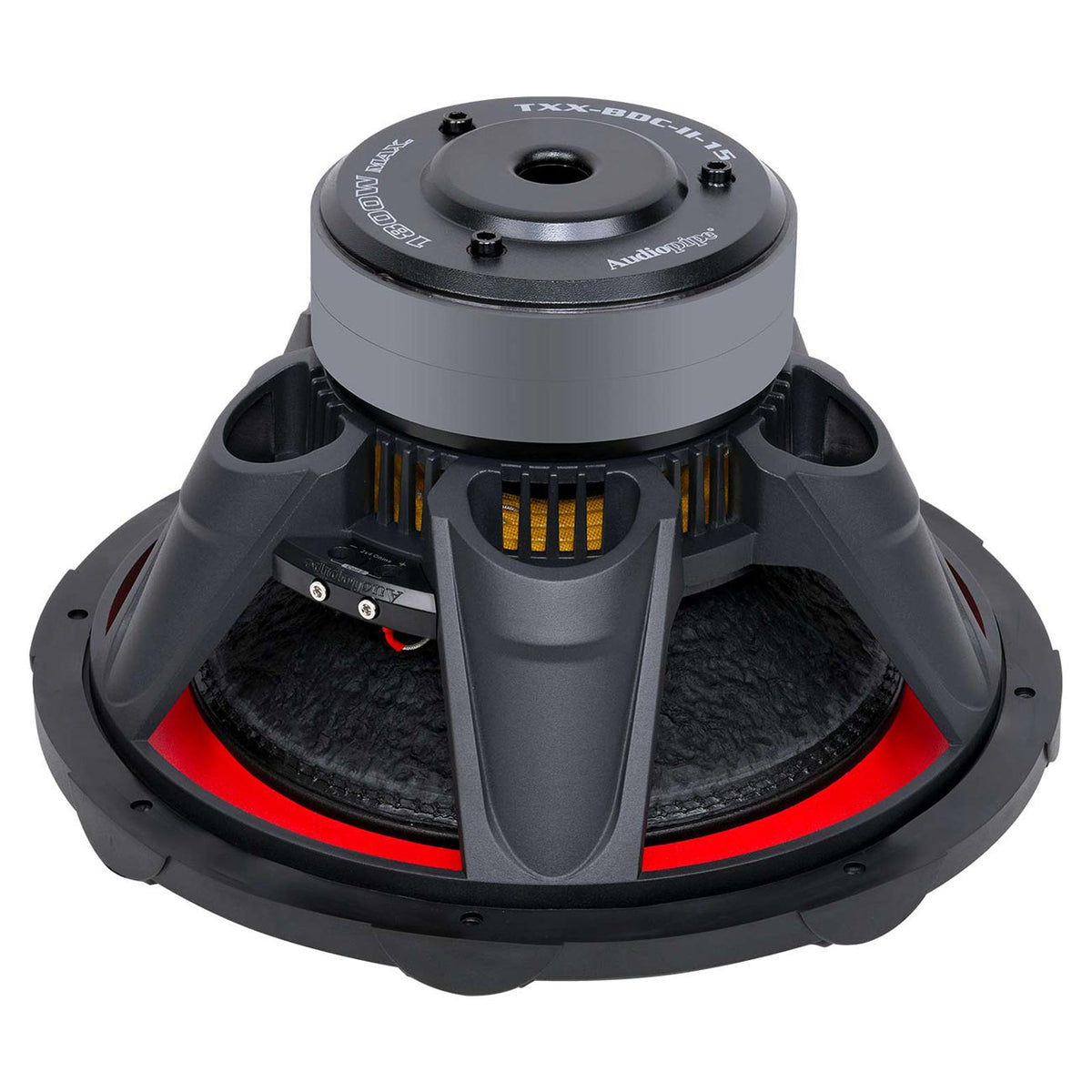 Audiopipe 15″ Woofer 900W RMS/1800W Max Dual 4 Ohm Voice Coils