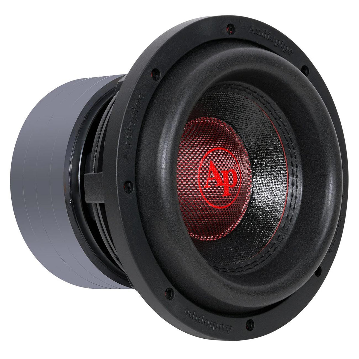 Audiopipe 8" Quad Stack Woofer 500W RMS/1000W Max Single 4 Ohm Voice Coil