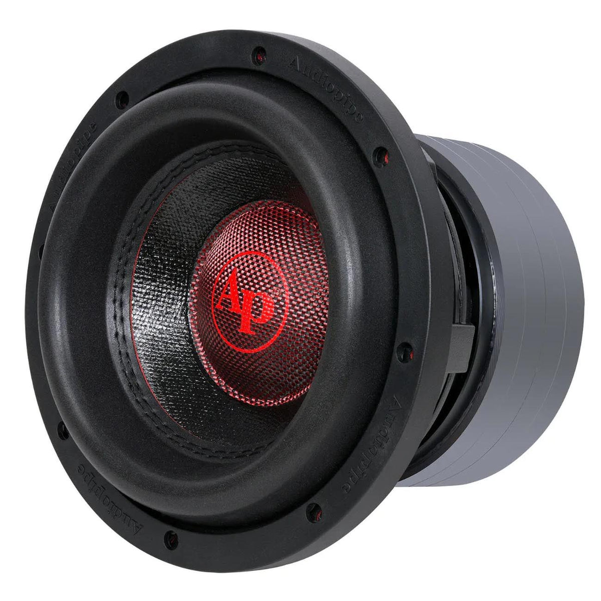 Audiopipe 8" Quad Stack Woofer 500W RMS/1000W Max Single 4 Ohm Voice Coil
