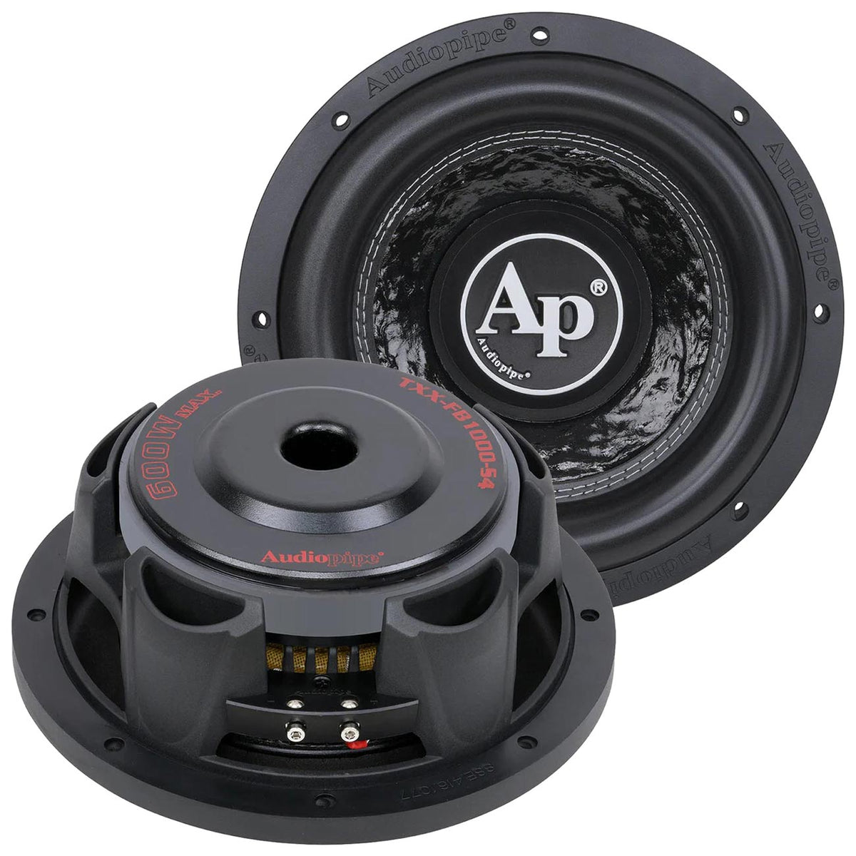 Audiopipe 10″ Shallow Mount Woofer 300W RMS/600W Max Single 4 Ohm Voice Coil